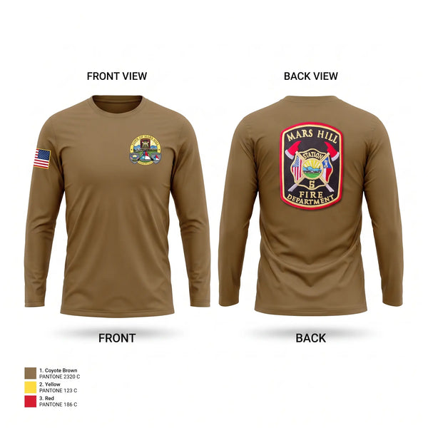 Long Sleeve Performance Shirt, Mars Hill, Fire Department, Teamtime, Team time, sublimation, custom sports apparel, team uniforms, spirit wear, spiritwear, sports uniforms, custom shirts, team store, custom team store, fundraiser sports, apparel fundraiser