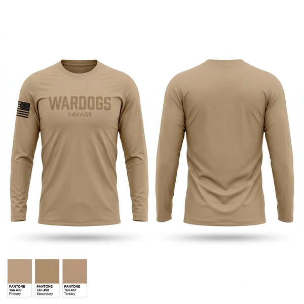 Long Sleeve Performance Shirt, WARDOGSWARDOGS, Army, Teamtime, Team time, sublimation, custom sports apparel, team uniforms, spirit wear, spiritwear, sports uniforms, custom shirts, team store, custom team store, fundraiser sports, apparel fundraiser