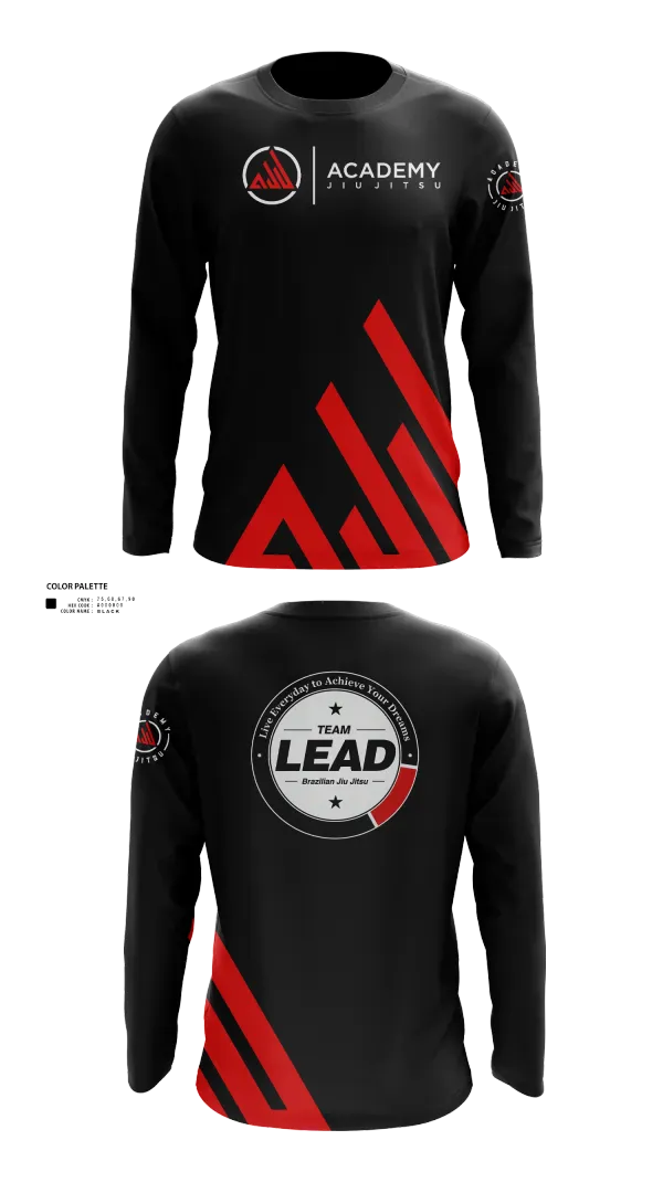 Long Sleeve Performance Shirt, Academy Jiu Jitsu, , Teamtime, Team time, sublimation, custom sports apparel, team uniforms, spirit wear, spiritwear, sports uniforms, custom shirts, team store, custom team store, fundraiser sports, apparel fundraiser