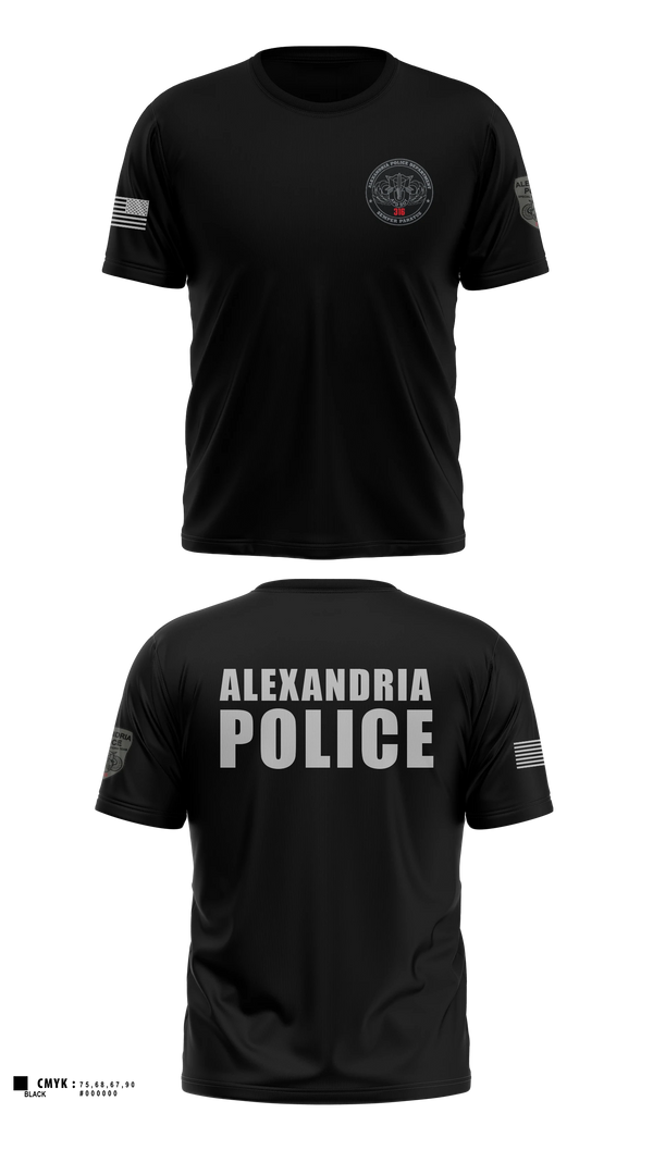 Short Sleeve Performance Shirt, Alexandria Police Department Special Operations, Police, Teamtime, Team time, sublimation, custom sports apparel, team uniforms, spirit wear, spiritwear, sports uniforms, custom shirts, team store, custom team store, fundraiser sports, apparel fundraiser