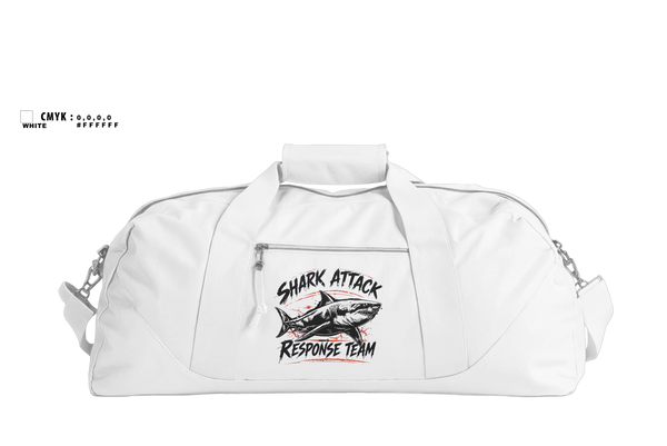 Duffle Bag, Shark Attack Response Team, , Teamtime, Team time, sublimation, custom sports apparel, team uniforms, spirit wear, spiritwear, sports uniforms, custom shirts, team store, custom team store, fundraiser sports, apparel fundraiser
