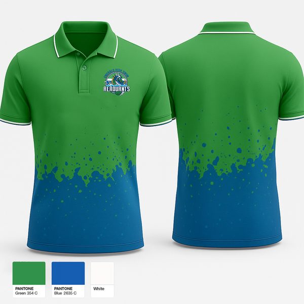 Short Sleeve Performance Polo, Emerald High Swim Aeroaunts, Swimming, Teamtime, Team time, sublimation, custom sports apparel, team uniforms, spirit wear, spiritwear, sports uniforms, custom shirts, team store, custom team store, fundraiser sports, apparel fundraiser