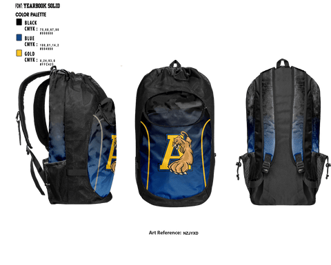 Gear Bag, AHS STEP TEAM, Women's Soccer, Teamtime, Team time, sublimation, custom sports apparel, team uniforms, spirit wear, spiritwear, sports uniforms, custom shirts, team store, custom team store, fundraiser sports, apparel fundraiser