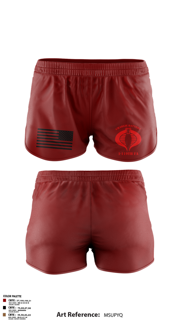 Ranger Panties, Charlie Battery, 1-119th FA, , Teamtime, Team time, sublimation, custom sports apparel, team uniforms, spirit wear, spiritwear, sports uniforms, custom shirts, team store, custom team store, fundraiser sports, apparel fundraiser