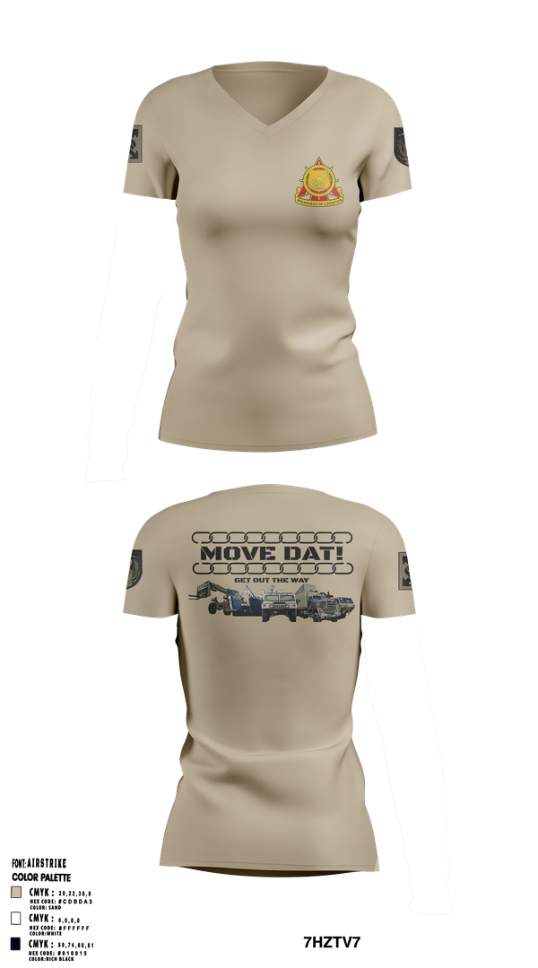 Womens Short Sleeve Vneck Shirt, 441st Seaport Operations Company, Army, Teamtime, Team time, sublimation, custom sports apparel, team uniforms, spirit wear, spiritwear, sports uniforms, custom shirts, team store, custom team store, fundraiser sports, apparel fundraiser