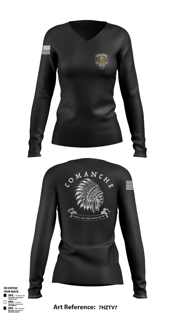 Womens Long Sleeve Vneck Shirt, , , Teamtime, Team time, sublimation, custom sports apparel, team uniforms, spirit wear, spiritwear, sports uniforms, custom shirts, team store, custom team store, fundraiser sports, apparel fundraiser