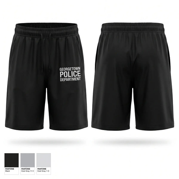 Athletic Shorts With Pockets, Georgetown Police Department, Police, Teamtime, Team time, sublimation, custom sports apparel, team uniforms, spirit wear, spiritwear, sports uniforms, custom shirts, team store, custom team store, fundraiser sports, apparel fundraiser