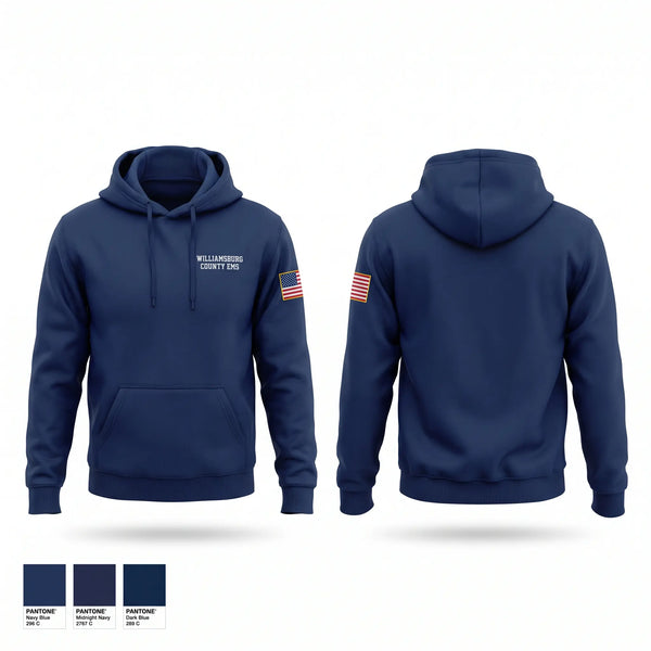 Hoodie, Williamsburg county ems, EMS/EMT, Teamtime, Team time, sublimation, custom sports apparel, team uniforms, spirit wear, spiritwear, sports uniforms, custom shirts, team store, custom team store, fundraiser sports, apparel fundraiser