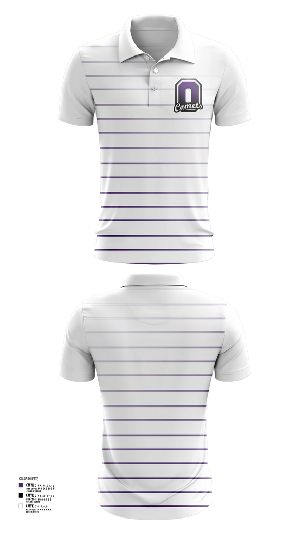 Short Sleeve Performance Polo, Oakwood Comets, , Teamtime, Team time, sublimation, custom sports apparel, team uniforms, spirit wear, spiritwear, sports uniforms, custom shirts, team store, custom team store, fundraiser sports, apparel fundraiser