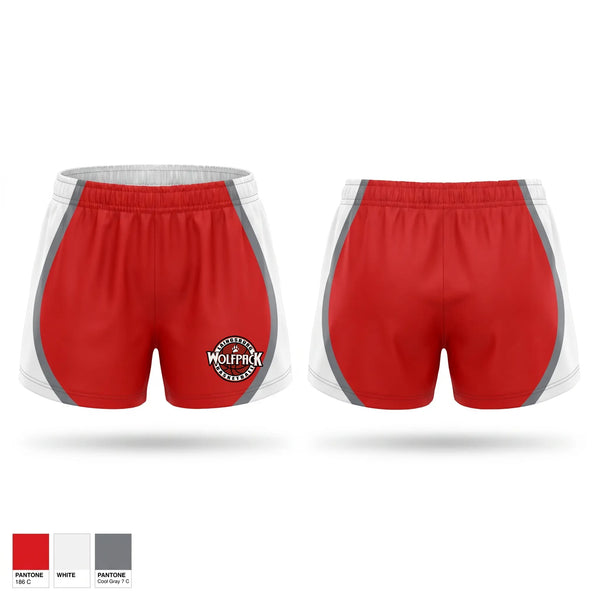 Womens Shorts, Laingsburg Wolfpack, Men's Basketball, Teamtime, Team time, sublimation, custom sports apparel, team uniforms, spirit wear, spiritwear, sports uniforms, custom shirts, team store, custom team store, fundraiser sports, apparel fundraiser