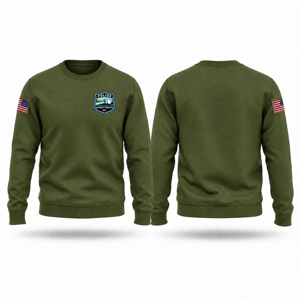 Crew Neck Sweatshirt, SBPD, Police, Teamtime, Team time, sublimation, custom sports apparel, team uniforms, spirit wear, spiritwear, sports uniforms, custom shirts, team store, custom team store, fundraiser sports, apparel fundraiser