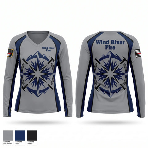 Old School Cotton Feel Shirt, Wind River Fire, Fire Department, Teamtime, Team time, sublimation, custom sports apparel, team uniforms, spirit wear, spiritwear, sports uniforms, custom shirts, team store, custom team store, fundraiser sports, apparel fundraiser