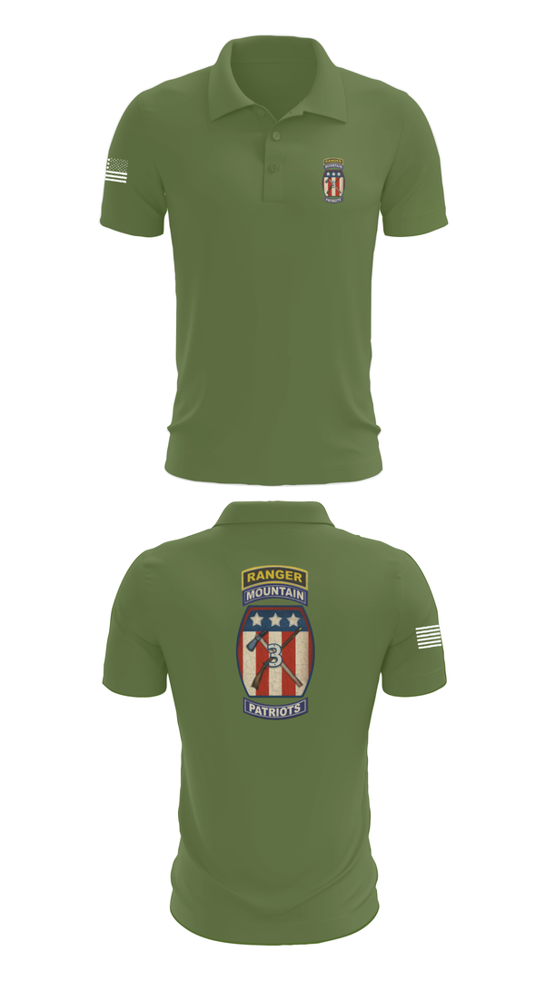 Short Sleeve Performance Polo, 2-47 infantry 3rd BRG 10th MTN, Army, Teamtime, Team time, sublimation, custom sports apparel, team uniforms, spirit wear, spiritwear, sports uniforms, custom shirts, team store, custom team store, fundraiser sports, apparel fundraiser
