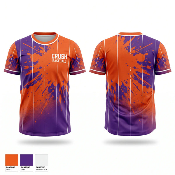 Football Jersey, Crush baseball, Baseball, Teamtime, Team time, sublimation, custom sports apparel, team uniforms, spirit wear, spiritwear, sports uniforms, custom shirts, team store, custom team store, fundraiser sports, apparel fundraiser