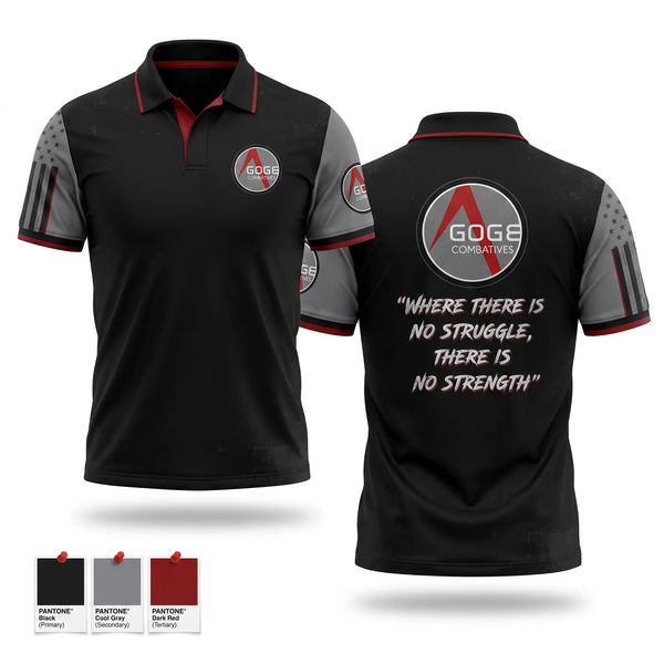 Short Sleeve Performance Polo, Agoge Combatives EarlyBird, , Teamtime, Team time, sublimation, custom sports apparel, team uniforms, spirit wear, spiritwear, sports uniforms, custom shirts, team store, custom team store, fundraiser sports, apparel fundraiser