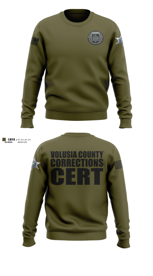 Crew Neck Sweatshirt, East Central Illinois Bomb Squad, Police, Teamtime, Team time, sublimation, custom sports apparel, team uniforms, spirit wear, spiritwear, sports uniforms, custom shirts, team store, custom team store, fundraiser sports, apparel fundraiser