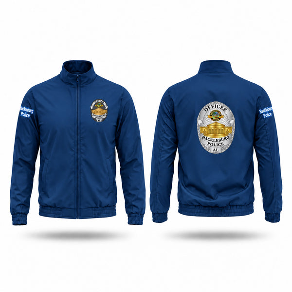 Windbreaker, Hackleburg Police Department, Police, Teamtime, Team time, sublimation, custom sports apparel, team uniforms, spirit wear, spiritwear, sports uniforms, custom shirts, team store, custom team store, fundraiser sports, apparel fundraiser