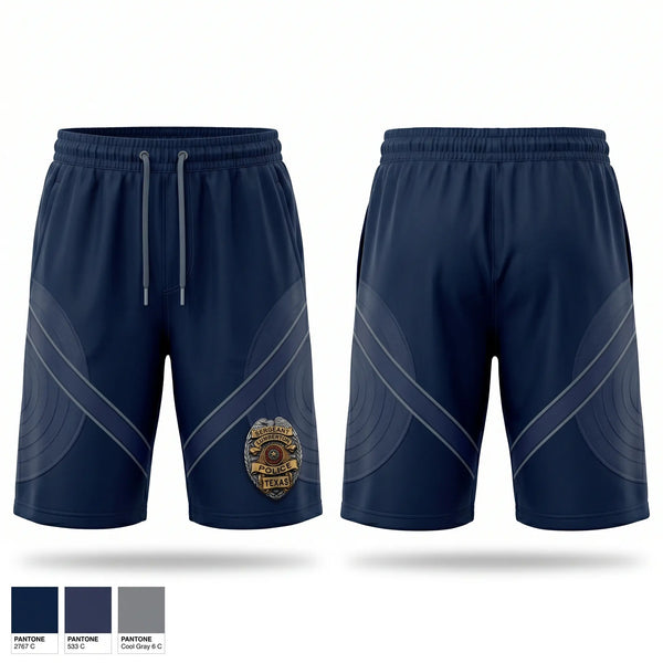 Athletic Shorts With Pockets, Lumberton PD, Police, Teamtime, Team time, sublimation, custom sports apparel, team uniforms, spirit wear, spiritwear, sports uniforms, custom shirts, team store, custom team store, fundraiser sports, apparel fundraiser