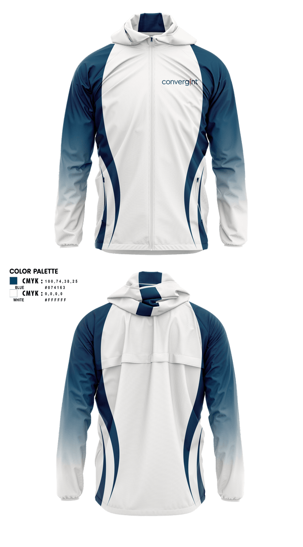 Windbreaker, Convergint Pelotonia, Cycling, Teamtime, Team time, sublimation, custom sports apparel, team uniforms, spirit wear, spiritwear, sports uniforms, custom shirts, team store, custom team store, fundraiser sports, apparel fundraiser