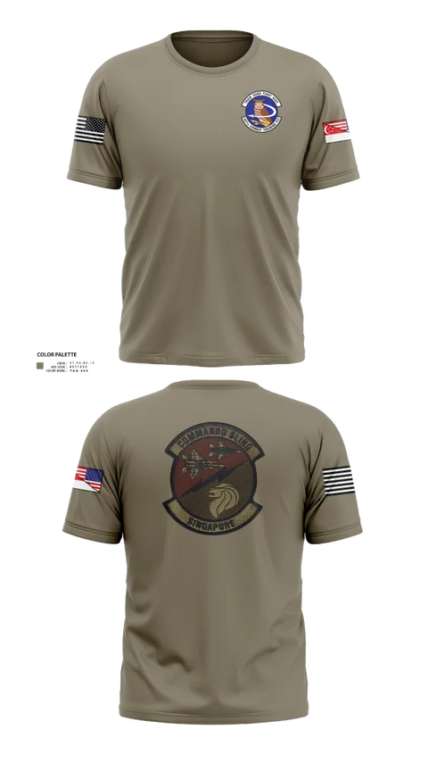 Old School Cotton Feel Shirt, 497 COMBAT TRAINING FLIGHT, Air Force, Teamtime, Team time, sublimation, custom sports apparel, team uniforms, spirit wear, spiritwear, sports uniforms, custom shirts, team store, custom team store, fundraiser sports, apparel fundraiser