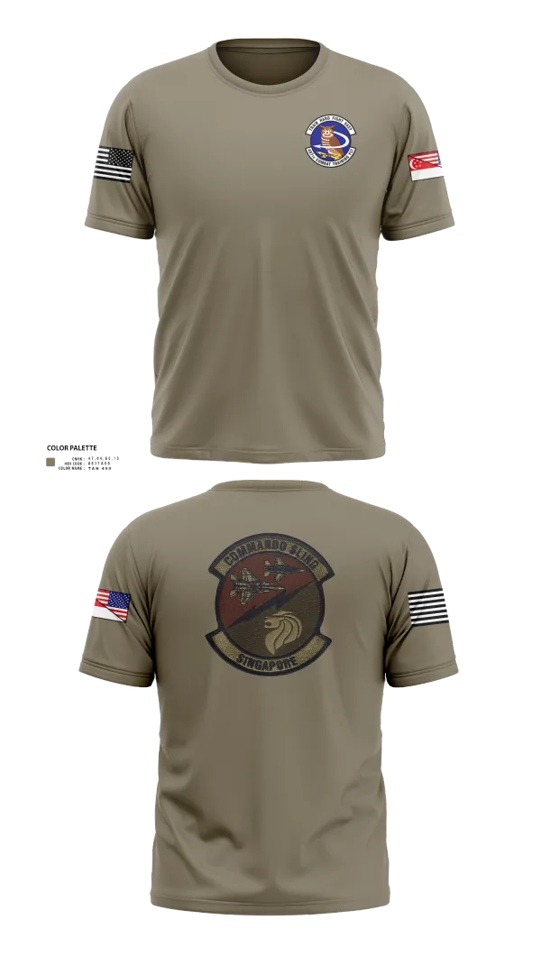 Old School Cotton Feel Shirt, 497 COMBAT TRAINING FLIGHT, Air Force, Teamtime, Team time, sublimation, custom sports apparel, team uniforms, spirit wear, spiritwear, sports uniforms, custom shirts, team store, custom team store, fundraiser sports, apparel fundraiser