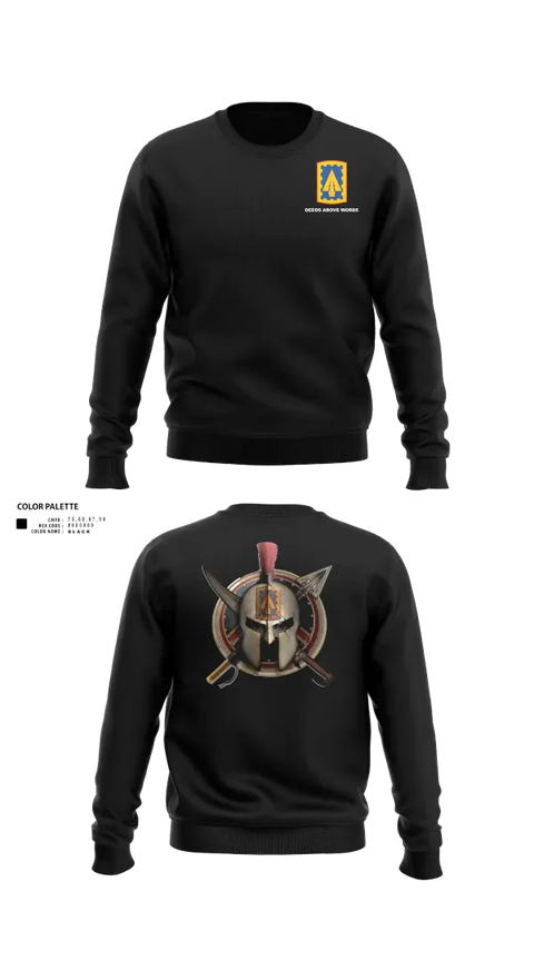 Crew Neck Sweatshirt, 108th Air Defense Artillery Brigade, Army, Teamtime, Team time, sublimation, custom sports apparel, team uniforms, spirit wear, spiritwear, sports uniforms, custom shirts, team store, custom team store, fundraiser sports, apparel fundraiser