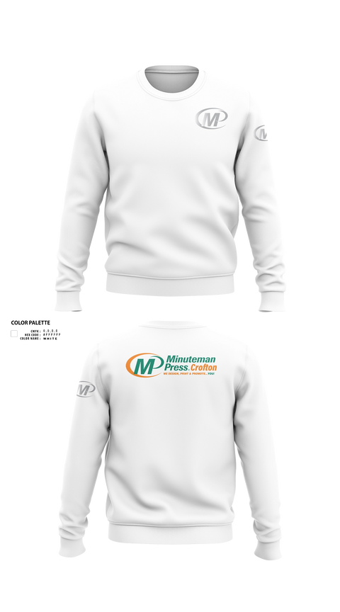 Crew Neck Sweatshirt, LaTasha Ward - Minuteman Press Crofton , , Teamtime, Team time, sublimation, custom sports apparel, team uniforms, spirit wear, spiritwear, sports uniforms, custom shirts, team store, custom team store, fundraiser sports, apparel fundraiser