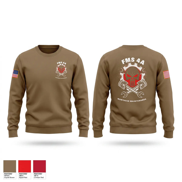 Crew Neck Sweatshirt, FMS 4A, Army, Teamtime, Team time, sublimation, custom sports apparel, team uniforms, spirit wear, spiritwear, sports uniforms, custom shirts, team store, custom team store, fundraiser sports, apparel fundraiser