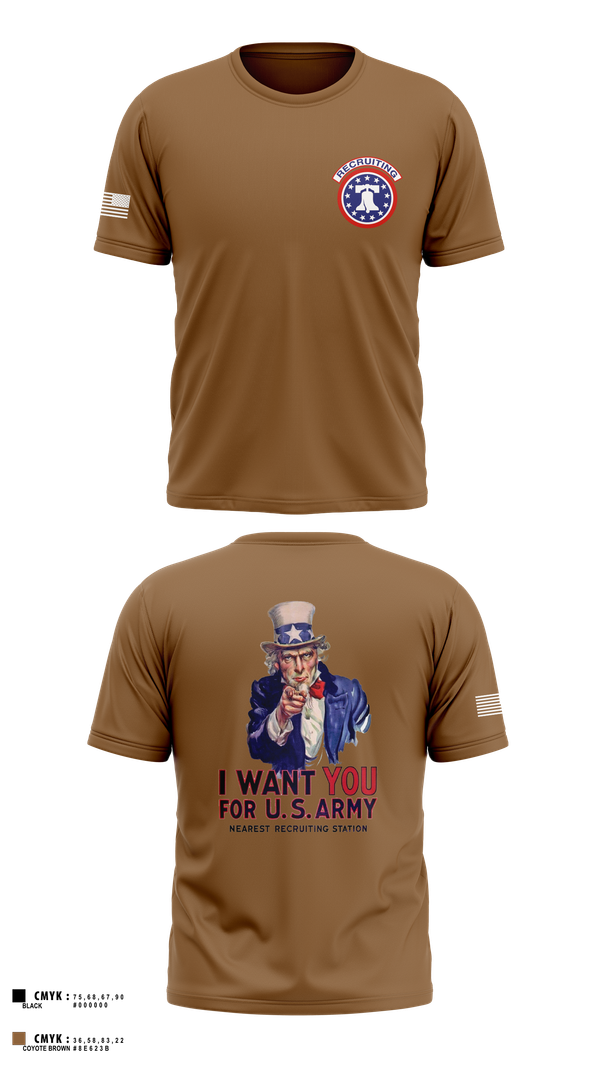 Short Sleeve Performance Shirt, US Army I Want You, Army, Teamtime, Team time, sublimation, custom sports apparel, team uniforms, spirit wear, spiritwear, sports uniforms, custom shirts, team store, custom team store, fundraiser sports, apparel fundraiser
