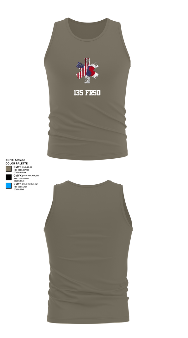 Tank Top, 135 FRSD, , Teamtime, Team time, sublimation, custom sports apparel, team uniforms, spirit wear, spiritwear, sports uniforms, custom shirts, team store, custom team store, fundraiser sports, apparel fundraiser