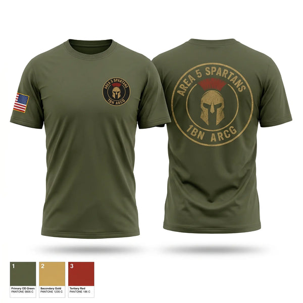 Old School Cotton Feel Shirt, A5 Spartans 1BN ARCG, Army, Teamtime, Team time, sublimation, custom sports apparel, team uniforms, spirit wear, spiritwear, sports uniforms, custom shirts, team store, custom team store, fundraiser sports, apparel fundraiser