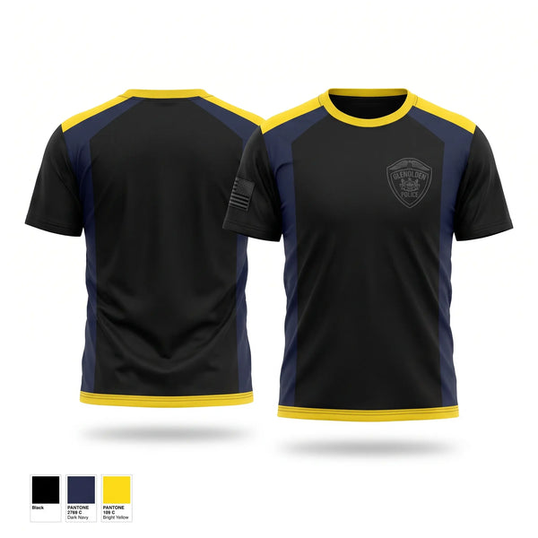 Old School Cotton Feel Shirt, Glenolden Police, Police, Teamtime, Team time, sublimation, custom sports apparel, team uniforms, spirit wear, spiritwear, sports uniforms, custom shirts, team store, custom team store, fundraiser sports, apparel fundraiser