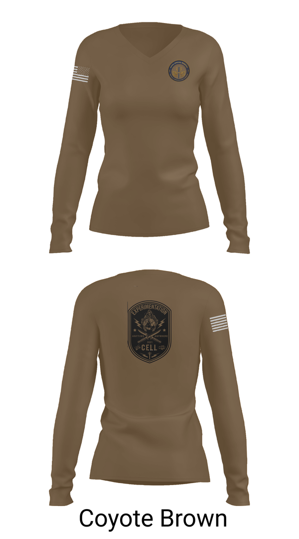 Womens Long Sleeve Vneck Shirt, TCC-1 experimentation, , Teamtime, Team time, sublimation, custom sports apparel, team uniforms, spirit wear, spiritwear, sports uniforms, custom shirts, team store, custom team store, fundraiser sports, apparel fundraiser