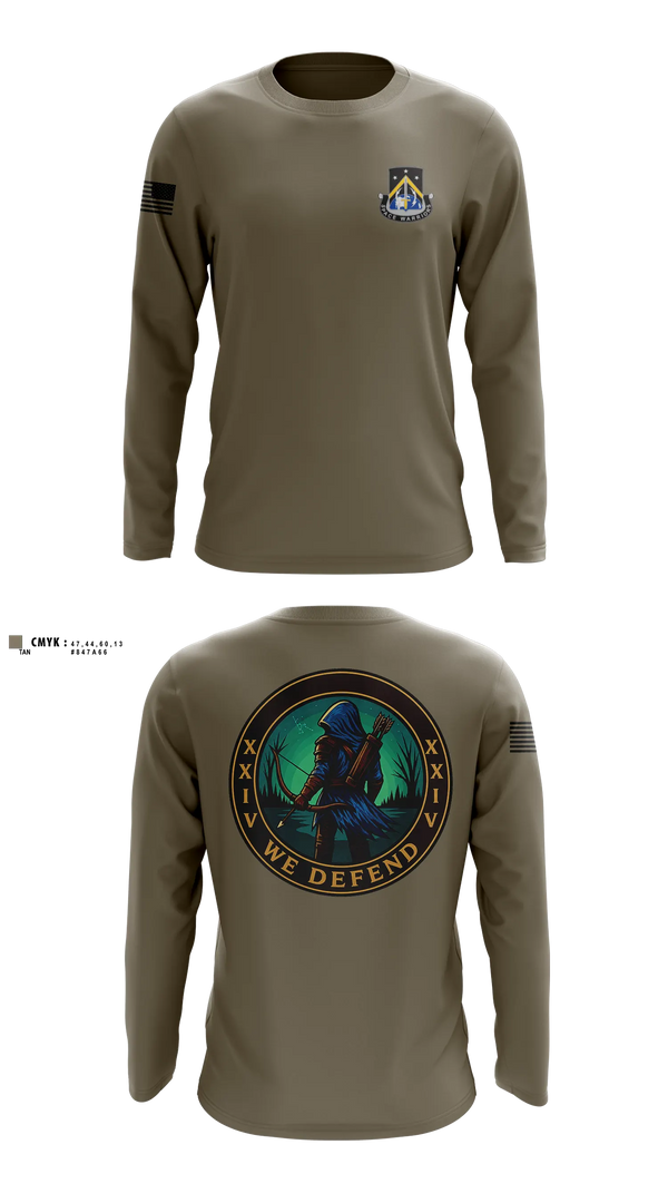 Long Sleeve Performance Shirt, 24TH MDSB, Army, Teamtime, Team time, sublimation, custom sports apparel, team uniforms, spirit wear, spiritwear, sports uniforms, custom shirts, team store, custom team store, fundraiser sports, apparel fundraiser