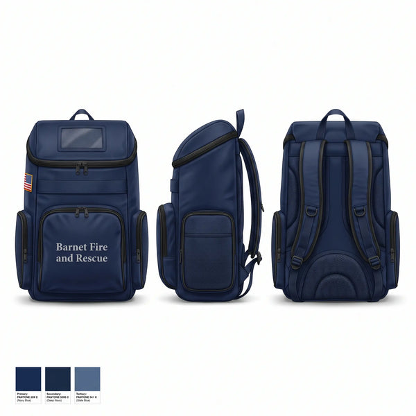 Gear Bag, Barnet Fire and Rescue, Fire Department, Teamtime, Team time, sublimation, custom sports apparel, team uniforms, spirit wear, spiritwear, sports uniforms, custom shirts, team store, custom team store, fundraiser sports, apparel fundraiser