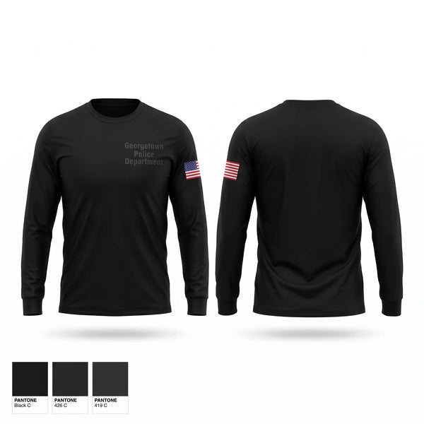 Long Sleeve Performance Shirt, Georgetown Police Department, Police, Teamtime, Team time, sublimation, custom sports apparel, team uniforms, spirit wear, spiritwear, sports uniforms, custom shirts, team store, custom team store, fundraiser sports, apparel fundraiser