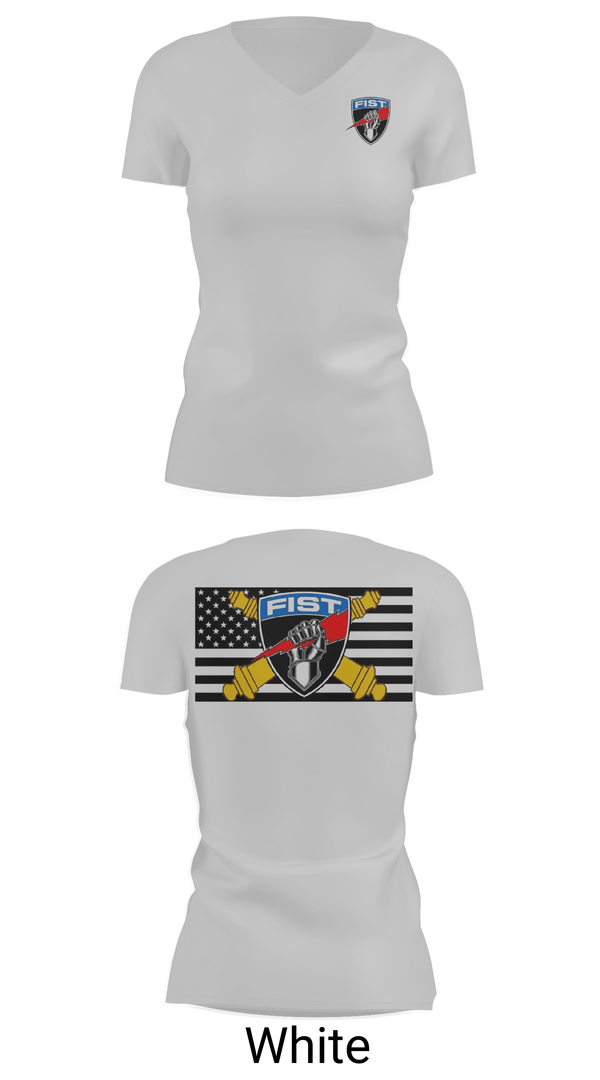 Womens Short Sleeve Vneck Shirt, 1/78th FA Bn, Army, Teamtime, Team time, sublimation, custom sports apparel, team uniforms, spirit wear, spiritwear, sports uniforms, custom shirts, team store, custom team store, fundraiser sports, apparel fundraiser