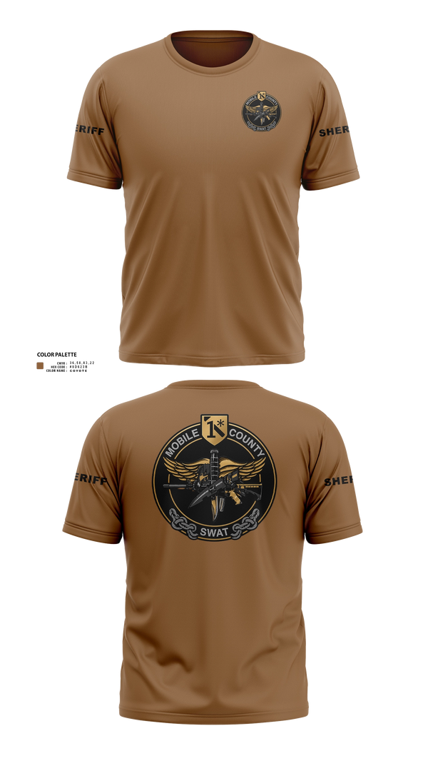 Old School Cotton Feel Shirt, MOBILE COUNTY SWAT, Police, Teamtime, Team time, sublimation, custom sports apparel, team uniforms, spirit wear, spiritwear, sports uniforms, custom shirts, team store, custom team store, fundraiser sports, apparel fundraiser