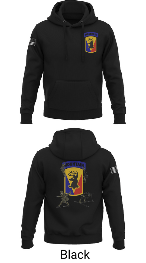 Hoodie, 86th IBCT, Army, Teamtime, Team time, sublimation, custom sports apparel, team uniforms, spirit wear, spiritwear, sports uniforms, custom shirts, team store, custom team store, fundraiser sports, apparel fundraiser