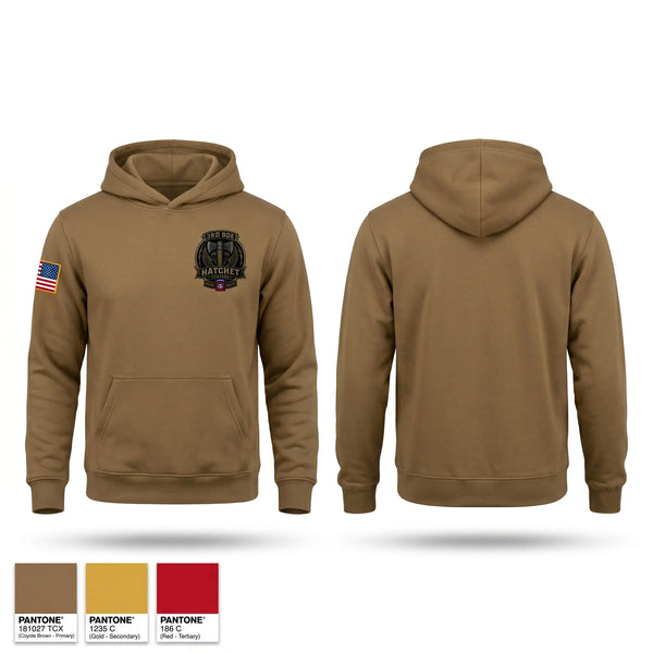 Hoodie, Hatchet Company 3/82nd, Army, Teamtime, Team time, sublimation, custom sports apparel, team uniforms, spirit wear, spiritwear, sports uniforms, custom shirts, team store, custom team store, fundraiser sports, apparel fundraiser