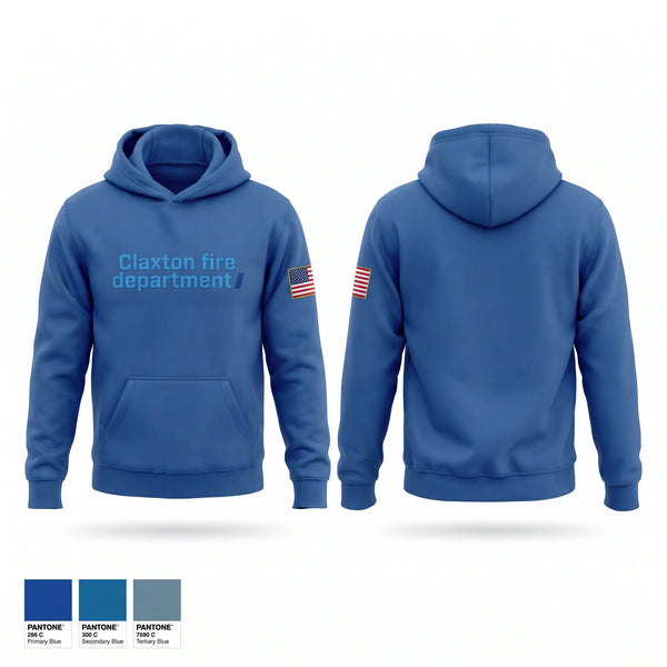 Hoodie, Claxton fire department, Fire Department, Teamtime, Team time, sublimation, custom sports apparel, team uniforms, spirit wear, spiritwear, sports uniforms, custom shirts, team store, custom team store, fundraiser sports, apparel fundraiser