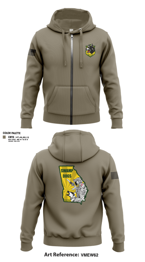 Zip Hoodie, 93D MP DET (MWD), , Teamtime, Team time, sublimation, custom sports apparel, team uniforms, spirit wear, spiritwear, sports uniforms, custom shirts, team store, custom team store, fundraiser sports, apparel fundraiser