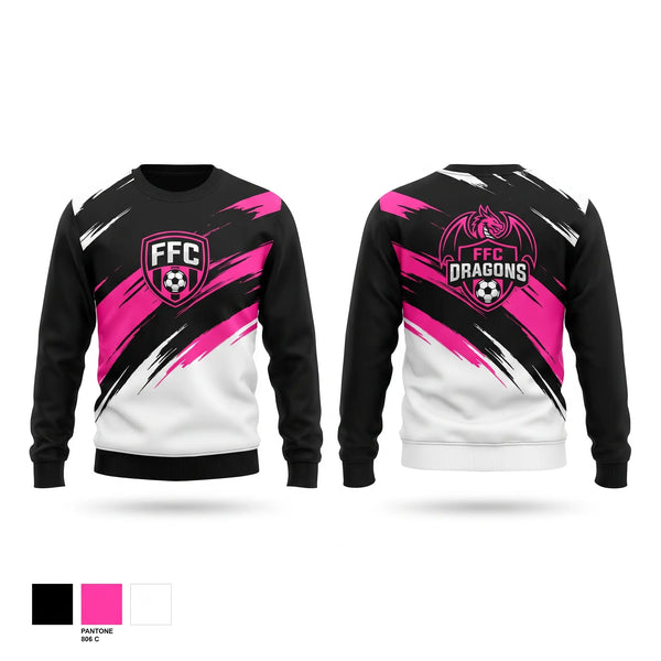 Crew Neck Sweatshirt, FFC, Men's Soccer, Teamtime, Team time, sublimation, custom sports apparel, team uniforms, spirit wear, spiritwear, sports uniforms, custom shirts, team store, custom team store, fundraiser sports, apparel fundraiser