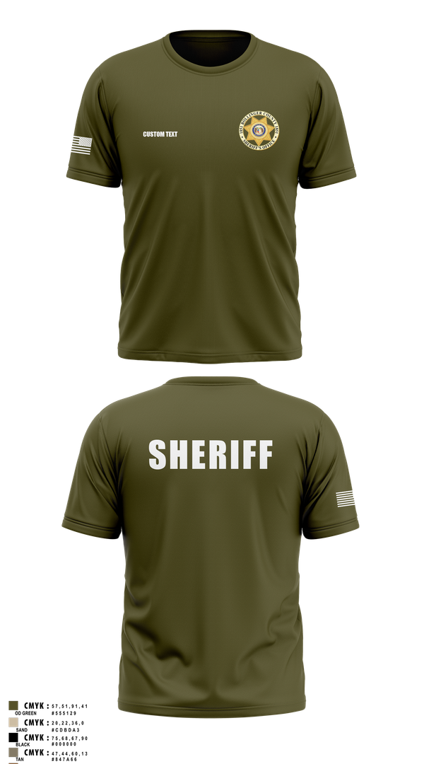 Short Sleeve Performance Shirt, Bollinger County Sheriff’s Office, Police, Teamtime, Team time, sublimation, custom sports apparel, team uniforms, spirit wear, spiritwear, sports uniforms, custom shirts, team store, custom team store, fundraiser sports, apparel fundraiser