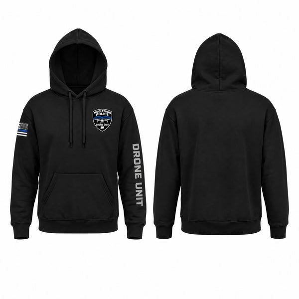 Hoodie, Middletown Police Department Drone Unit, Police, Teamtime, Team time, sublimation, custom sports apparel, team uniforms, spirit wear, spiritwear, sports uniforms, custom shirts, team store, custom team store, fundraiser sports, apparel fundraiser