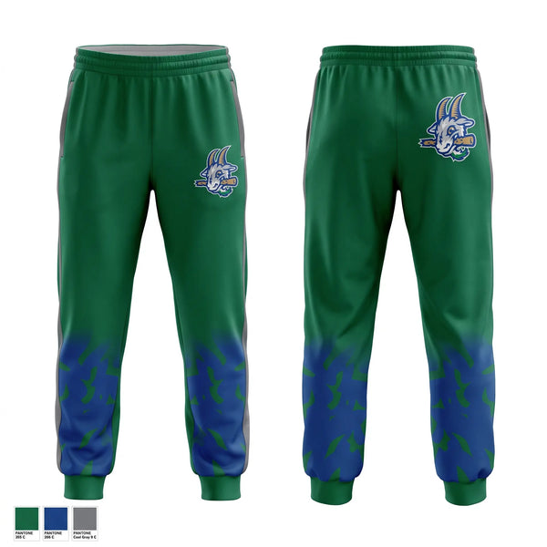 Sweatpants, Yard Goats, Baseball, Teamtime, Team time, sublimation, custom sports apparel, team uniforms, spirit wear, spiritwear, sports uniforms, custom shirts, team store, custom team store, fundraiser sports, apparel fundraiser