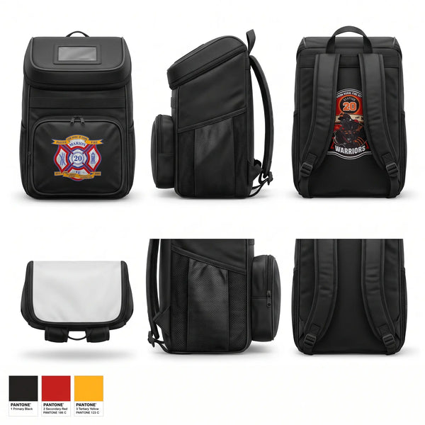 Gear Bag, Marion rural, Fire Department, Teamtime, Team time, sublimation, custom sports apparel, team uniforms, spirit wear, spiritwear, sports uniforms, custom shirts, team store, custom team store, fundraiser sports, apparel fundraiser