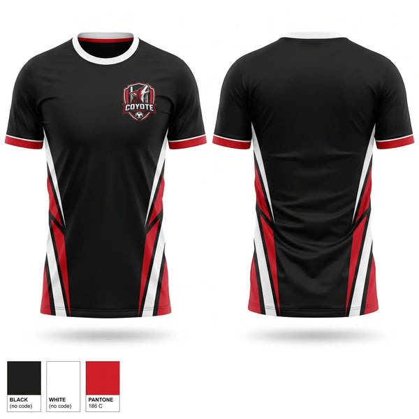 Mens Soccer Jersey, Coyotes, Men's Soccer, Teamtime, Team time, sublimation, custom sports apparel, team uniforms, spirit wear, spiritwear, sports uniforms, custom shirts, team store, custom team store, fundraiser sports, apparel fundraiser