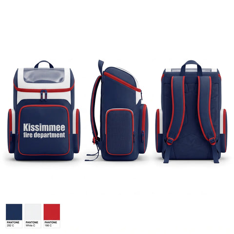 Gear Bag, Kissimmee fire department, Fire Department, Teamtime, Team time, sublimation, custom sports apparel, team uniforms, spirit wear, spiritwear, sports uniforms, custom shirts, team store, custom team store, fundraiser sports, apparel fundraiser