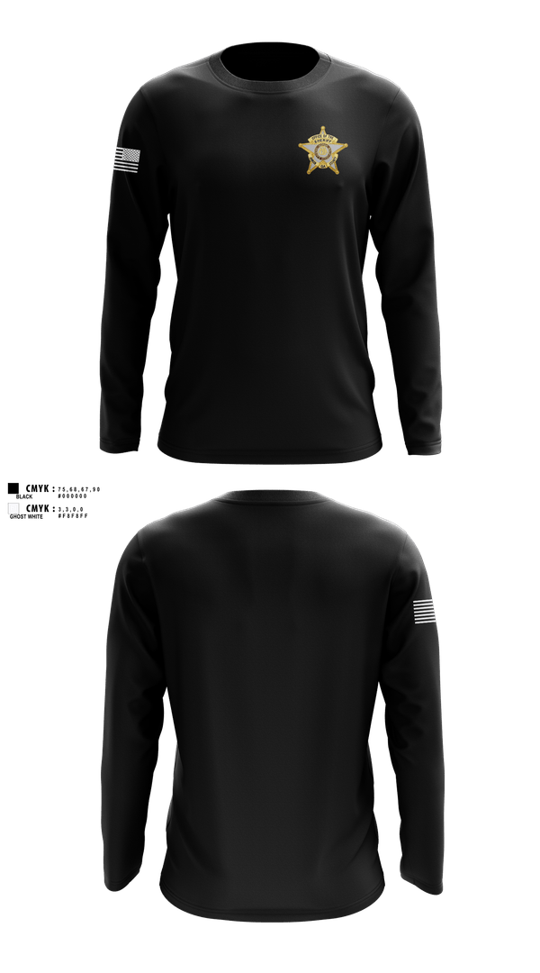 Long Sleeve Performance Shirt, SHERIFF, Police, Teamtime, Team time, sublimation, custom sports apparel, team uniforms, spirit wear, spiritwear, sports uniforms, custom shirts, team store, custom team store, fundraiser sports, apparel fundraiser